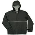 thumbnail image 1 of North 15 Men's Lightweight Rain Jacket with Reflective Trim & Mesh lining-2010-Black-S, 1 of 2