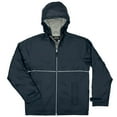 thumbnail image 1 of North 15 Men's Lightweight Rain Jacket with Reflective Trim & Mesh lining-2010-Navy-XL, 1 of 2