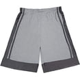 thumbnail image 1 of North 15 Men's Marled Athletic Basketball Short with Side Pockets-Gry/Char-L, 1 of 1