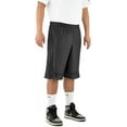 thumbnail image 1 of North 15 Men's Mesh Athletic Basketball Shorts with Side Pockets-3030-Blk-5XL, 1 of 1