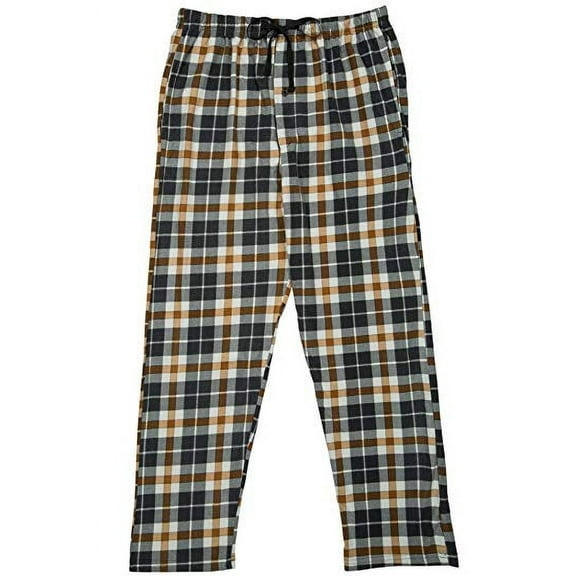 North 15 Men's Plaid, Plush Fleece Pajama Pants-1205-Design4-XL