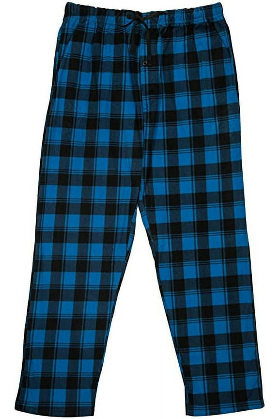 Men's Plaid, Soft Flannel Pajama Pants-1205-Design1-4XL