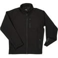 thumbnail image 1 of North 15 Men's Softsheell Water Resistant Fleece lined Jacket-Black-XL, 1 of 1