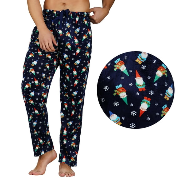 North 15 Men's Super Soft Holiday Print Pajama Pants-1215-Des5-5XL