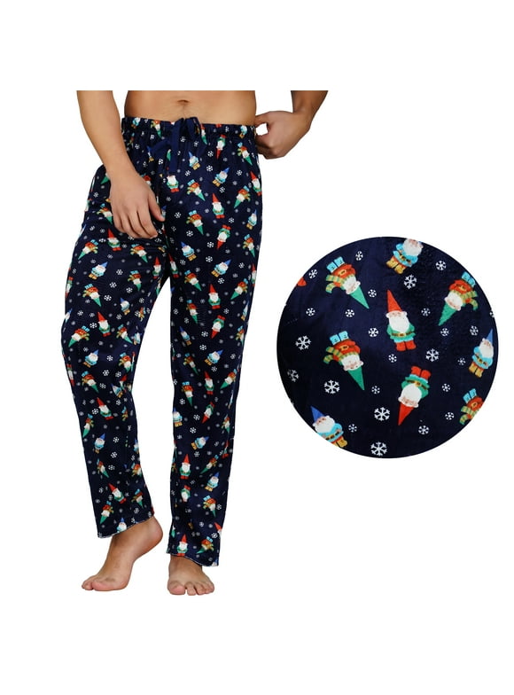 North 15 Men's Super Soft Holiday Print Pajama Pants-1215-Des5-5XL