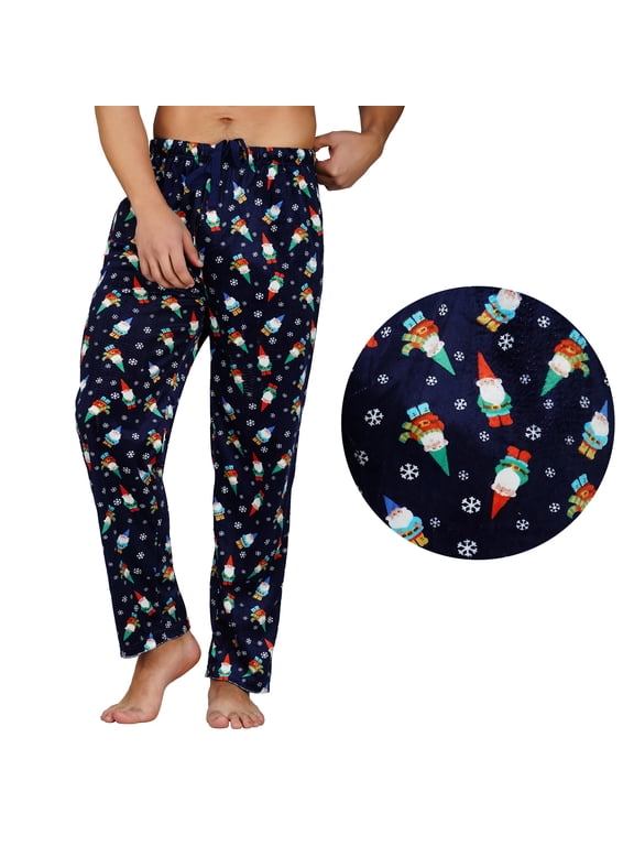 Men's Super Soft Holiday Print Pajama Pants-1215-Des5-5XL