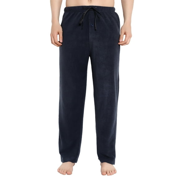 North 15 Men's Super Soft Micro Fleece Lounge Pants-1224-Nv-2XL