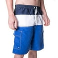 thumbnail image 1 of North 15 Men's Swim Trunks With Cargo Pokcets-5110-Nv-Ryl-2XL, 1 of 2