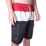 Mens Swim Trunks - Quick Dry Microfiber Swim Shorts Bathing Suit - Mens Board Shorts Swimwear