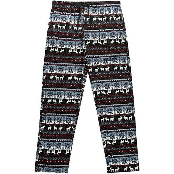 North 15 Mens Holiday Pajama Pants - Super Soft Fleece Pajama Bottom-1215-Des6-2XL