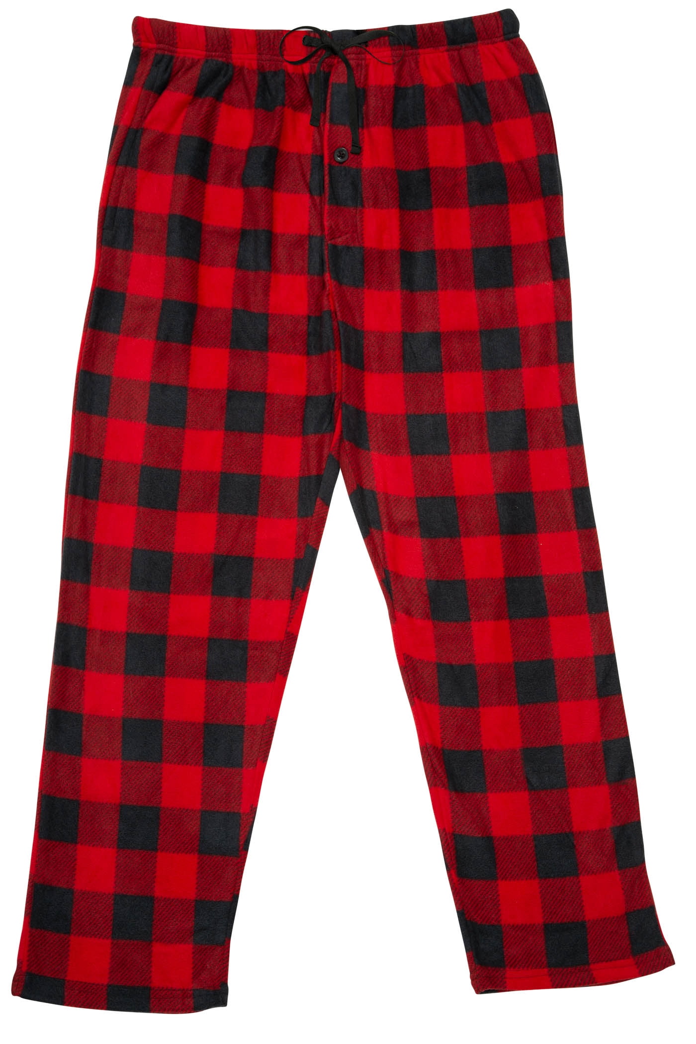 Frisco Red Buffalo Plaid Polar Fleece Unisex Adult Pajama Pants