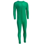 North 15 Mens Waffle Green Union Suit Underwear-90U-Green-S