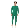 thumbnail image 1 of North 15 Mens Waffle Green Union Suit Underwear-90U-Green-S, 1 of 8