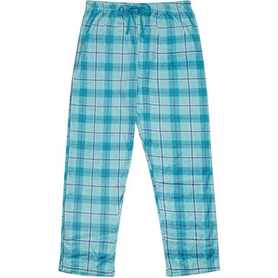 North 15 Women's Super Cozy Minky Fleece Plaid Pajama Bottom-L1527-Des18-2XL