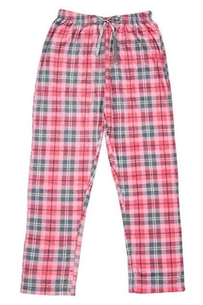 Women's Super Cozy Plaid Minky Fleece Pajama Bottom Lounge Pants-L1527-Design11-3XL