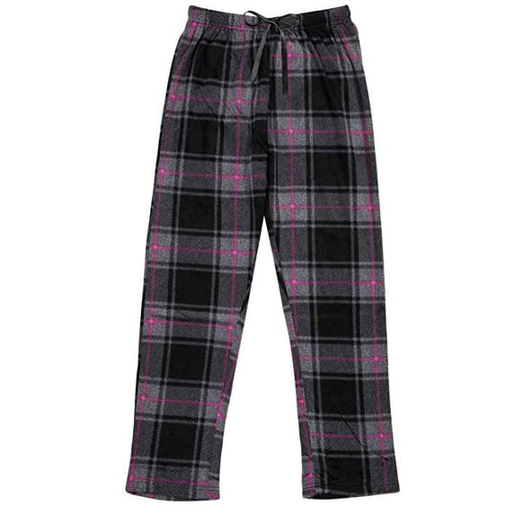 North 15 Women's Super Soft Fleece Plaid Pajama Bottom Lounge Pants-L1326-Design12-2XL