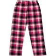 thumbnail image 1 of North 15 Women's Super Soft Fleece Plaid Pajama Bottom Lounge Pants-L1326-Design13-Sm, 1 of 3