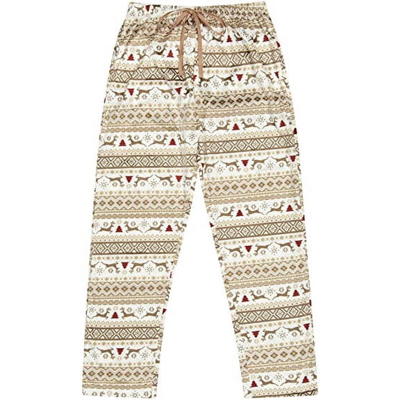 North 15 Women's Super Soft Holiday Print Pajama Pants-L1315-Des4-2XL