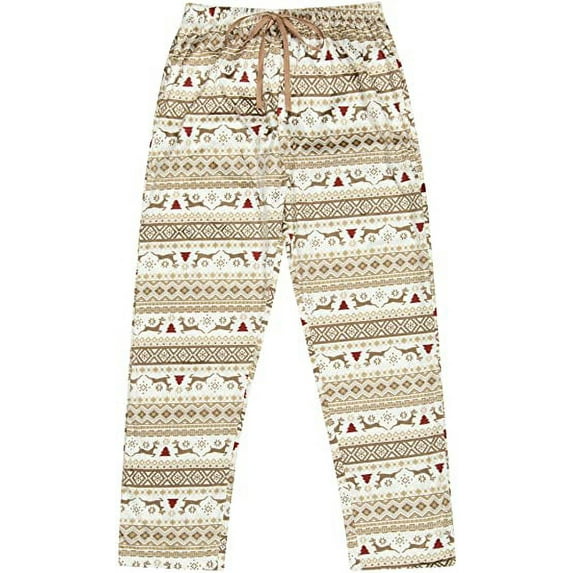 North 15 Women's Super Soft Holiday Print Pajama Pants-L1315-Des4-L