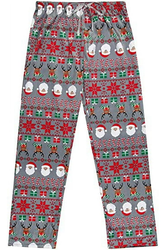 Women's Super Soft Holiday Print Pajama Pants-L1315-Des6-2XL