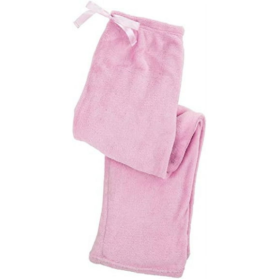 North 15 Womens Classic Soft Fleece Pajama/Lounge Pants-L1425-Pink-XS