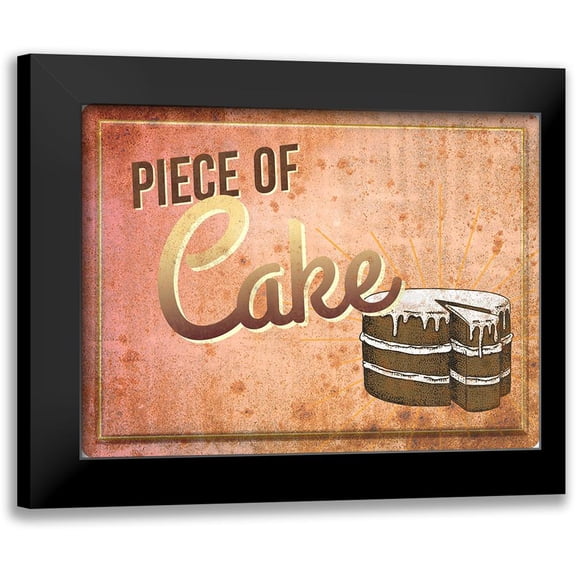 North 40 18x15 Black Modern Framed Museum Art Print Titled - Piece of Cake