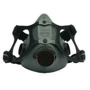 North 5500 Series Half Mask Elastomeric Respirator with Dual Cartridge Connectors for N-Series. Size Large (550030L)