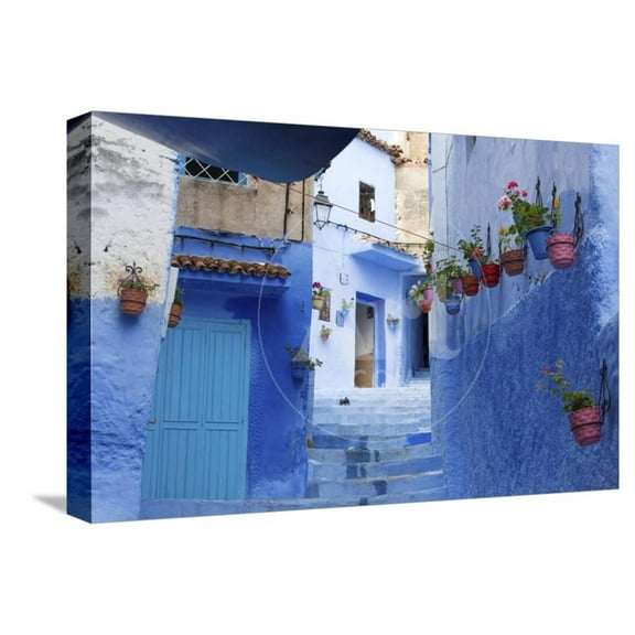 North Africa, Morocco, Chefchaouen DistrictDetails of the City, Stretched Canvas Wall Art by ClickAlps Sold by Art.Com