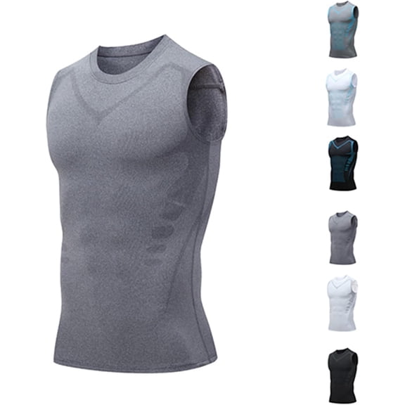 North Alpine Compression Vest, Compression Shirt Men, Version Sleeveless Vest, for Gym, Running