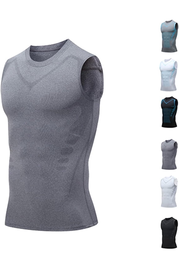 North Alpine Compression Vest, Compression Shirt Men, Version Sleeveless Vest, for Gym, Running