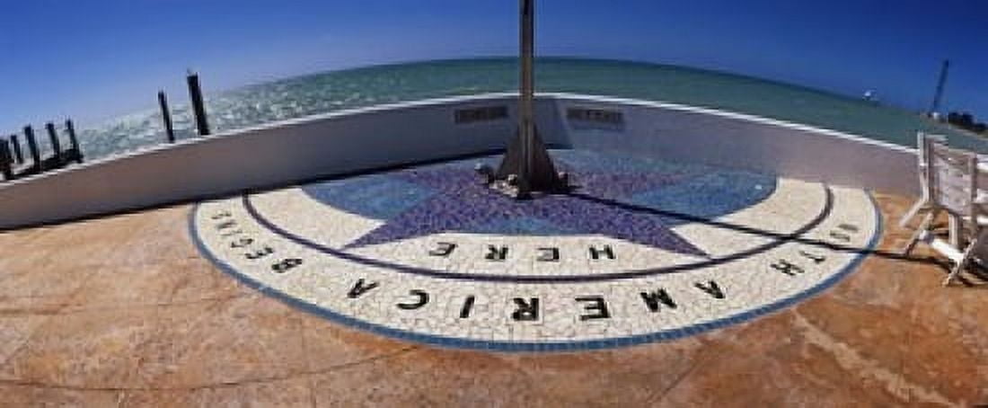 North America Begins Here Key West Monroe County Florida USA Canvas Art - Panoramic Images (15 x 6)