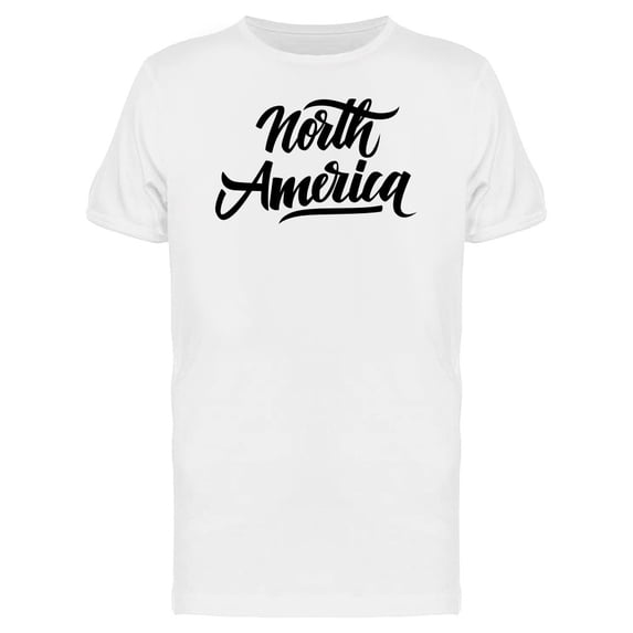 North America Cool Swirl Quote Tee Men's -Image by Shutterstock