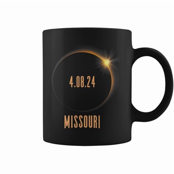 North America Total Solar Eclipse 2024 Missouri Usa Coffee Mugs