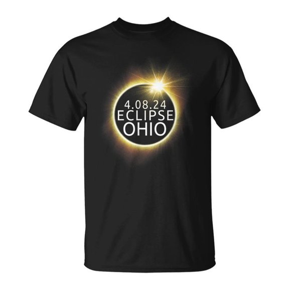 North America Total Solar Eclipse 2024 Ohio Usa Astronomy TShirt
