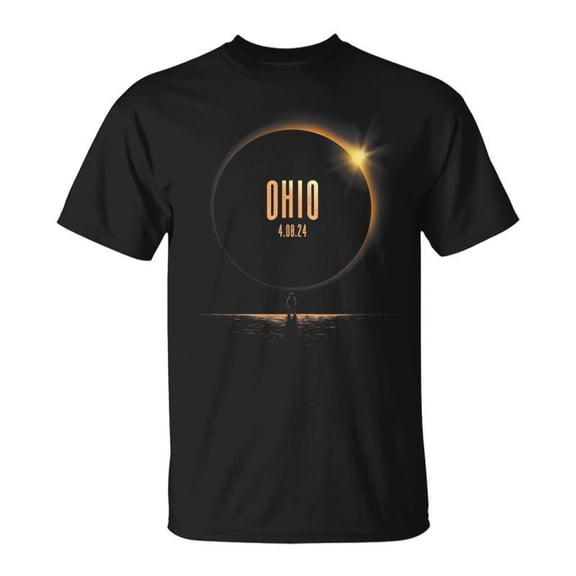 North America Total Solar Eclipse 2024 Ohio Usa TShirt