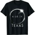 thumbnail image 1 of North America Total Solar Eclipse 2024 Texas USA T-Shirt, 1 of 3