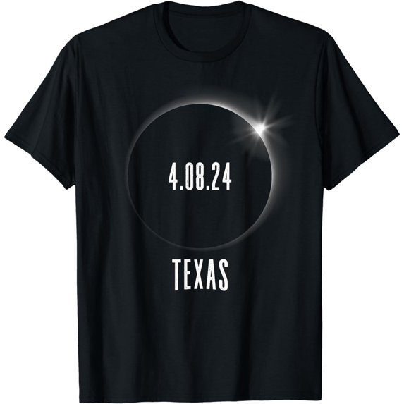 North America Total Solar Eclipse 2024 Texas USA T-Shirt