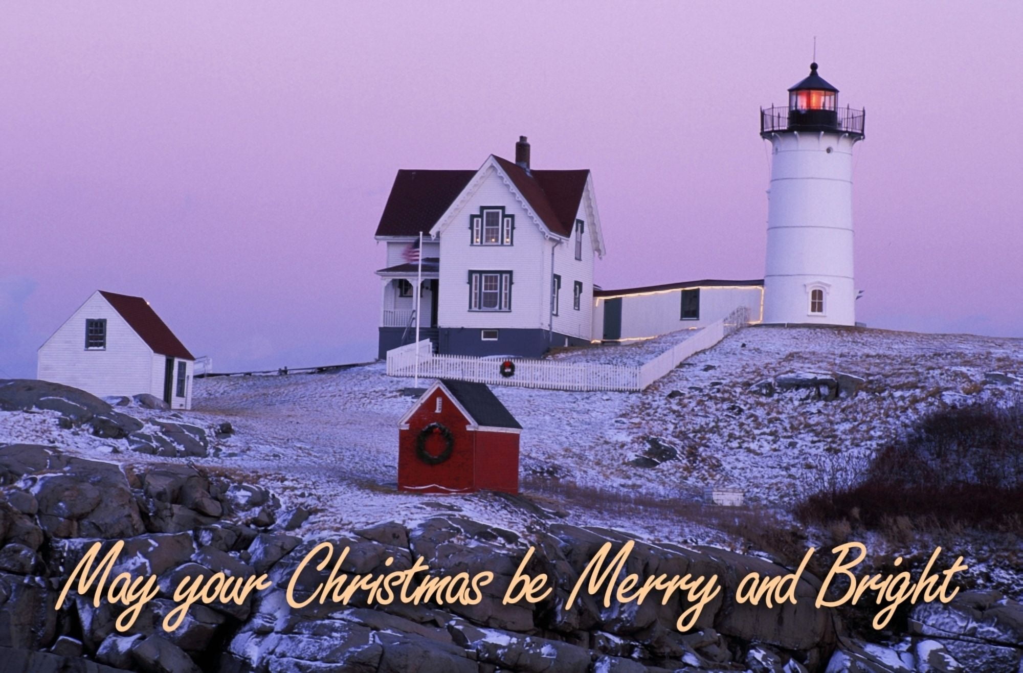 North America US ME The Nubble Cape Neddick Lighthouse Canvas Art - Jerry & Marcy Monkman Danita Delimont (34 x 22)