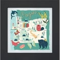 thumbnail image 1 of North American Art ARStateHome-B-Oregon 10 x 10 in. Home State Home Oregon Art - Black Framed Print, 1 of 1