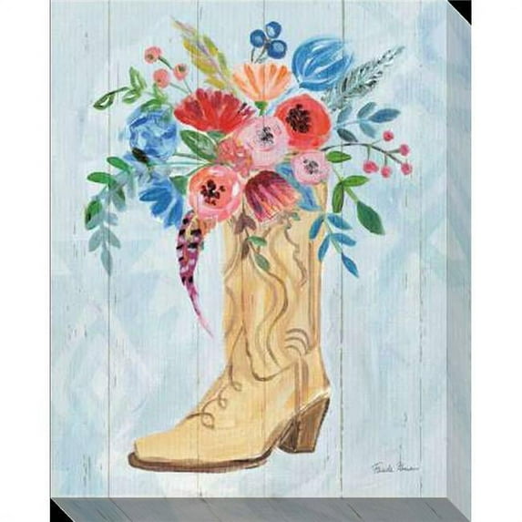 North American Art CV2216 11 x 14 in. Cowgirl II Gallery Wrapped Canvas