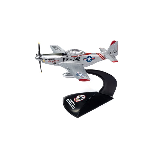 North American F-51D Mustang Aircraft, Silver - Johnny Lightning ...