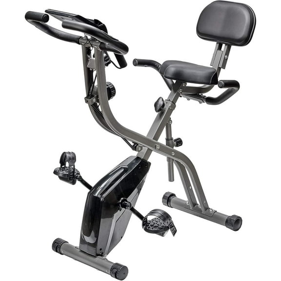 North American Health + Wellness Fitness - Bike with Resistance Bands - Multi - Purpose Fitness Bike to Use Upright or Recumbent (ZB8692)