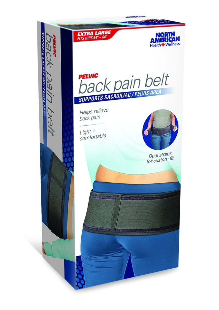 North American Health+Wellness JB7668XL Pelvic Back Pain Belt - Extra Large