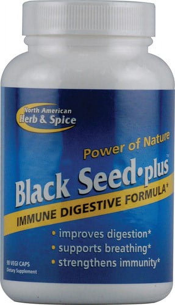 Black Seed Plus by North American Herb & Spice 90 Capsules