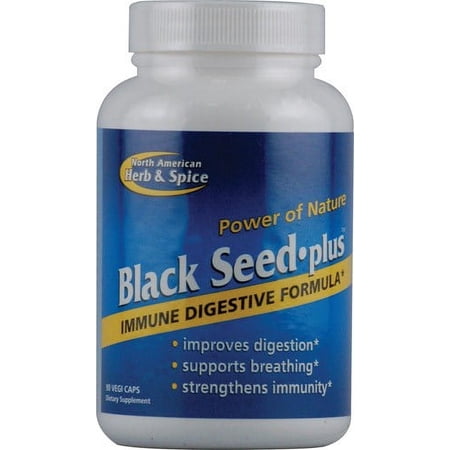 Black Seed Plus by North American Herb & Spice 90 Capsules