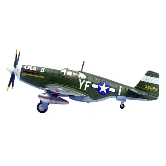 North American P-51B Mustang Aircraft "Steeple Morden Strafers" (1944) US Army Air Forces 1/72 Diecast Model by Legion