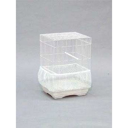 North American Pet Bird Brainers Mesh Nylon Bird Cage Seed Guard Large