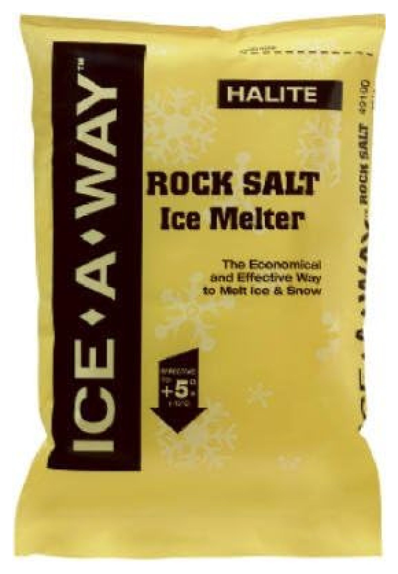 North American Salt 49100 DeIcing Rock Salt, 50Lbs. Ice Melter