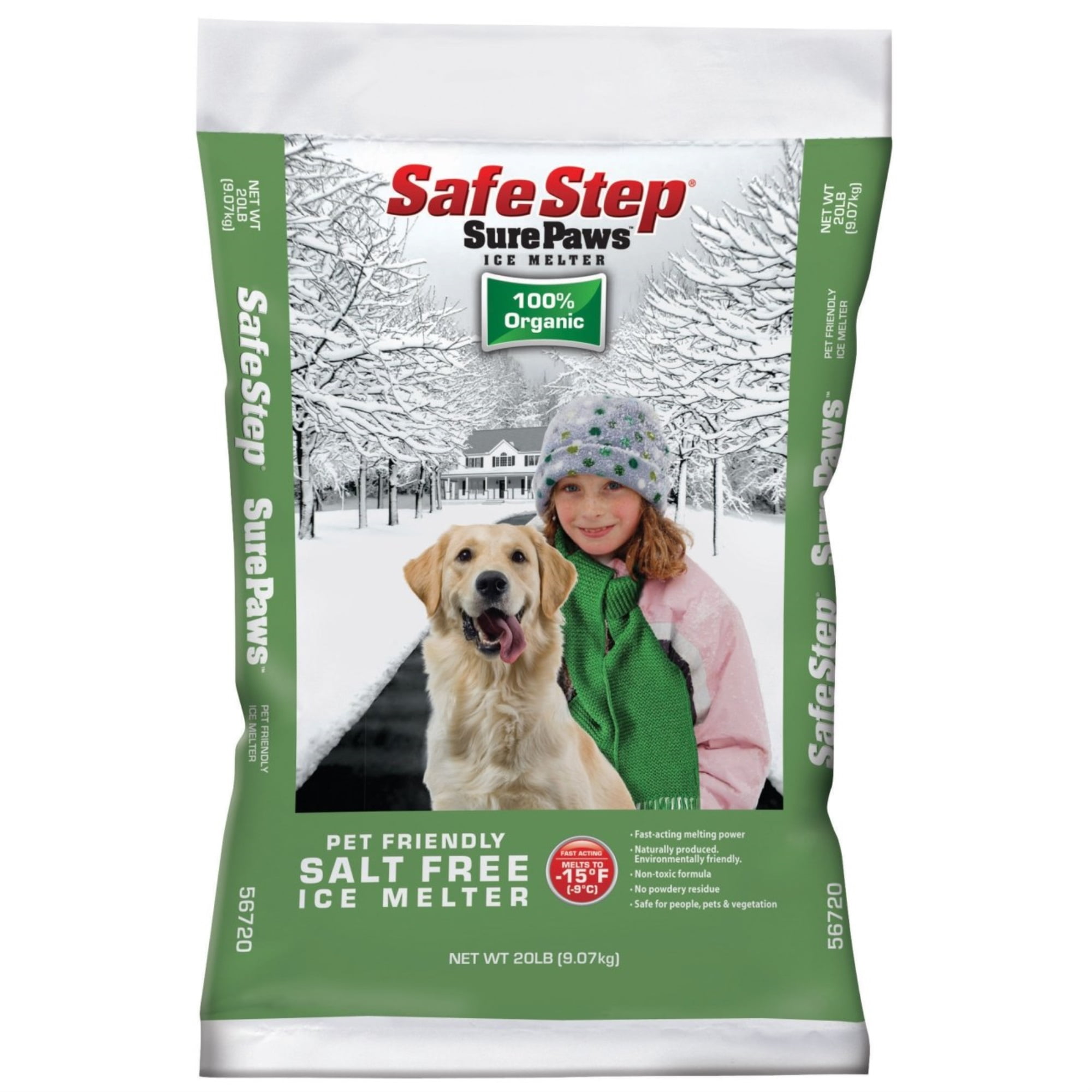 North American Salt Sure Paws Ice Melter, 20 lb
