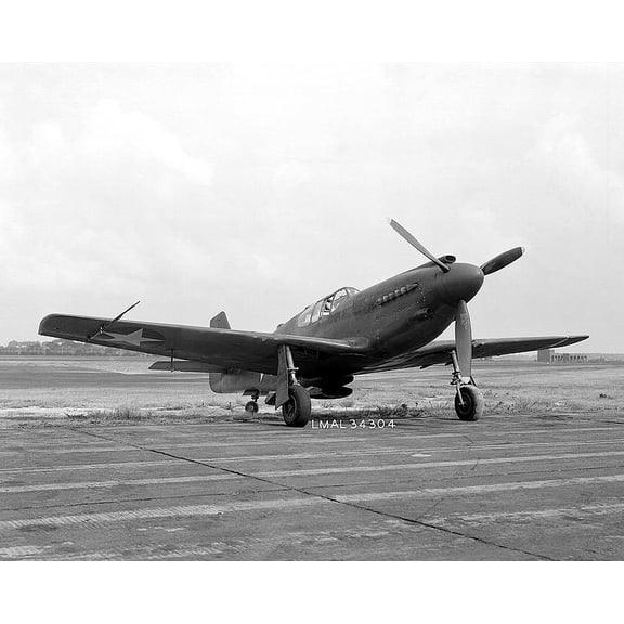 North American XP-51 Mustang P-51 Style - A - 20x30 Inch Laminated Aviation Poster - Stunning Detail and Bold Colors